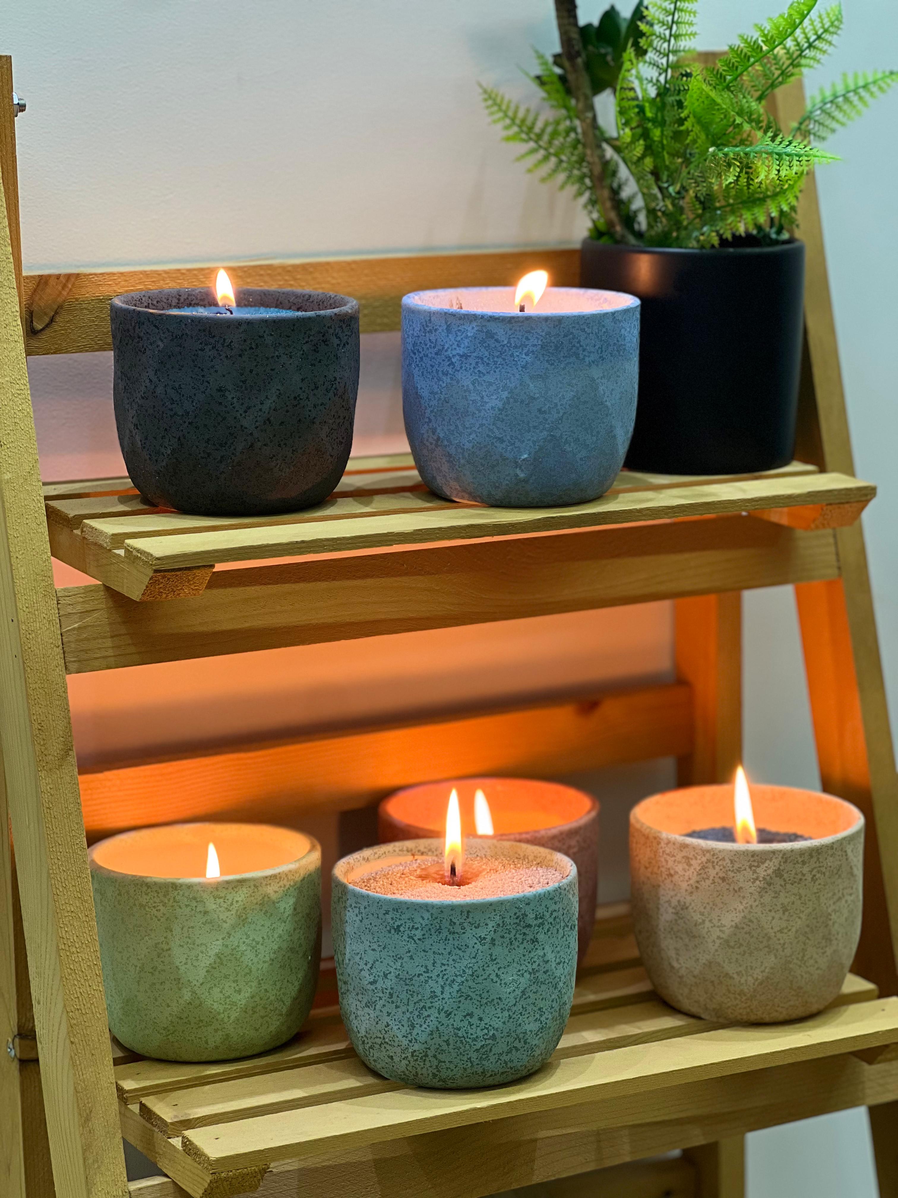 Modern with Sand Candles