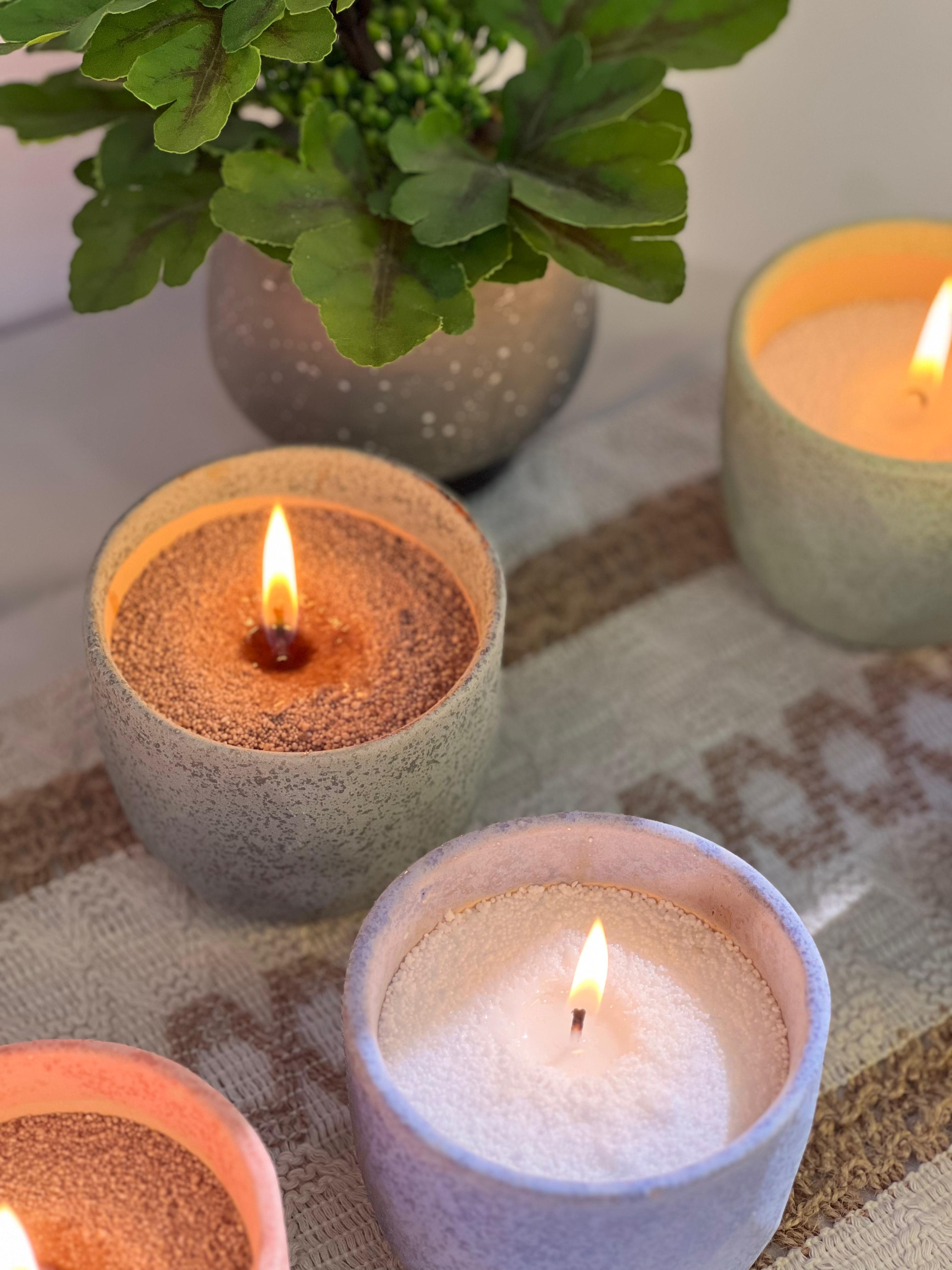 Modern with Sand Candles